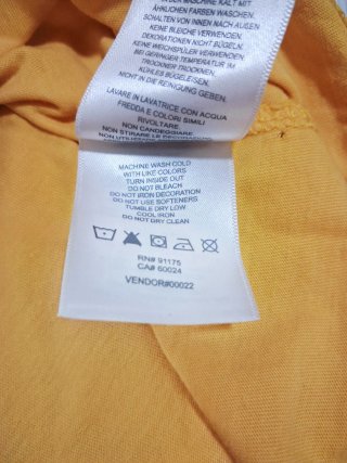 Camiseta Fila Amarilla Talla S