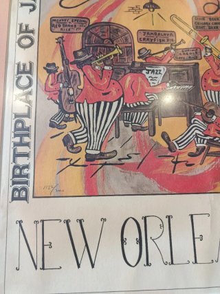 ORIGINAL LÁMINA "LE VIEUX CARRE" DE LUTTRELL
