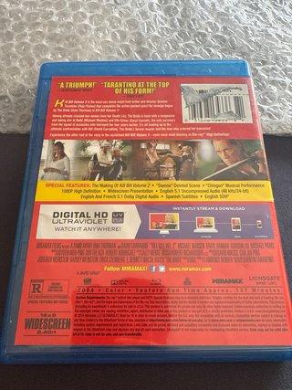 Pack Películas Kill Bill Blu-ray
