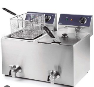 Freidora industrial doble seno