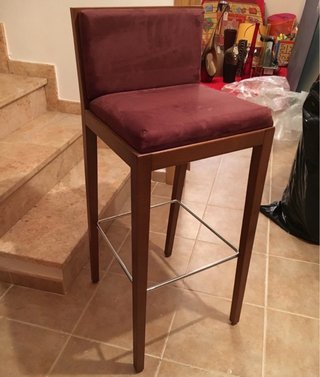 Sillas Altas Madera y Tela (3 unidades) 30€ unidad