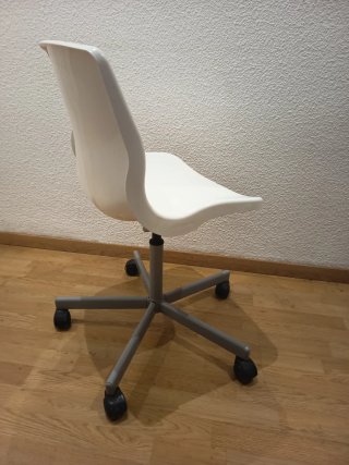 Silla escritorio blanca Ikea SNILLE