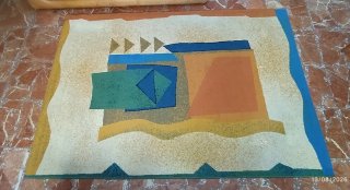Alfombra salón diseño moderno