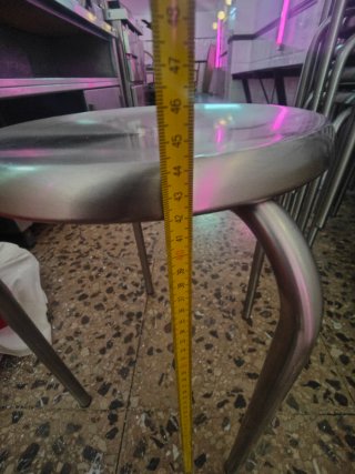 Taburetes Apilables Acero Inoxidable