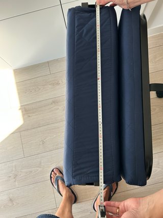 Cama supletoria plegable azul marino