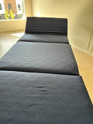 Cama supletoria plegable azul marino
