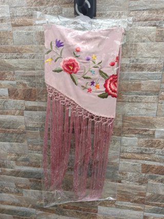 Mantoncillo Flamenca Niña Bordado