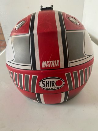 Casco Shiro Rojo talla L