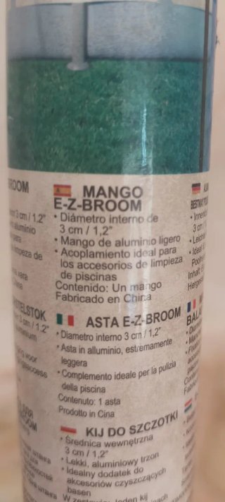 Limpiafondos manual con mango y manguera