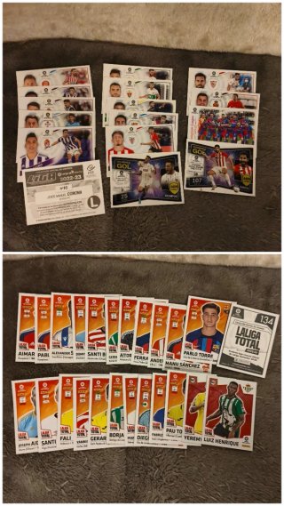 Álbum al 70% +surtido cromos diferentes temporadas
