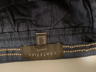 Pantalón chino azul