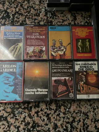 Lote Música Sudamericana: 8 Casetes