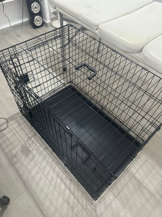 Jaula para perros negra