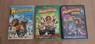 Pack 3 Películas Madagascar DVD Español