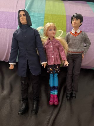 Muñecos Harry Potter (Snape, Luna, Harry)