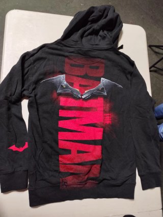 Sudadera Batman DC Negra y Roja