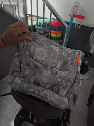Bolsa para carrito de bebé con estampado