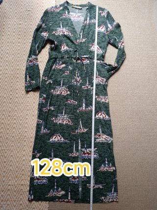 Vestido largo Nice Things estampado faros