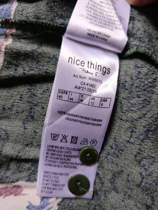 Vestido largo Nice Things estampado faros