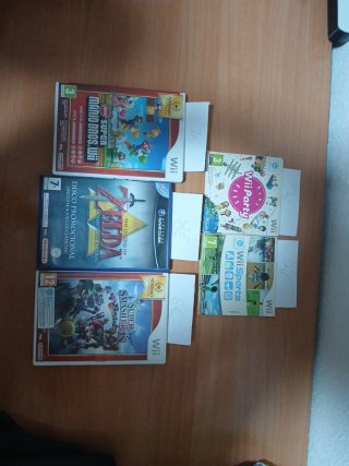 Pack 4 Videojuegos Wii: Mario, Zelda, Smash Bros,