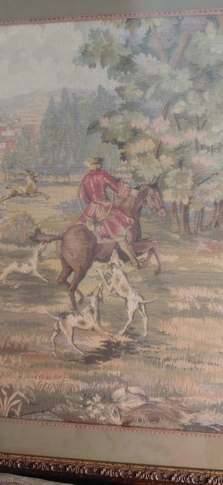 Cuadro antiguo tapizado