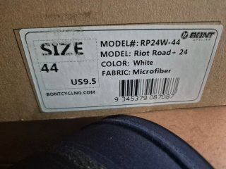 Zapatillas Ciclismo Bont Riot Blancas BOA