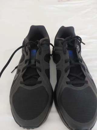Nike Metro Tek Negras Detalle Azul