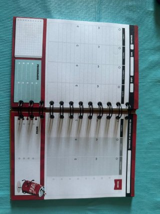 Libreta Planificadora Coca-Cola Mr. Wonderful