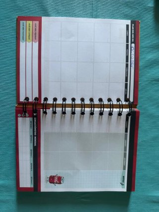Libreta Planificadora Coca-Cola Mr. Wonderful