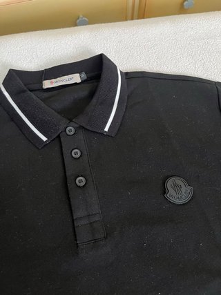 Polo Moncler Negro Talla M