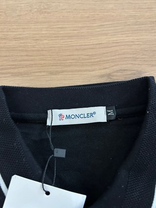 Polo Moncler Negro Talla M