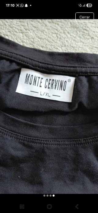Camiseta MONTE CERVINO Negra Mickey Super