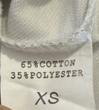 Camiseta Project X Paris Logo Crema Talla XS