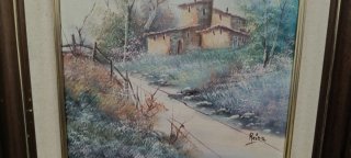 Cuadro al óleo firmado REINA