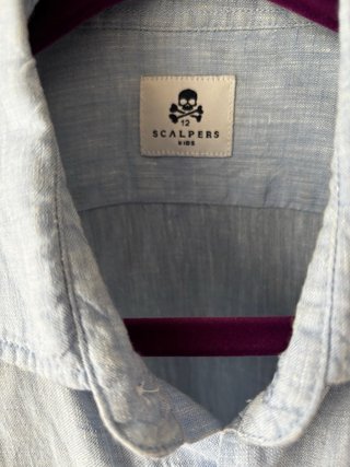 Camisa de CHICO Scalpers Kids azul celeste