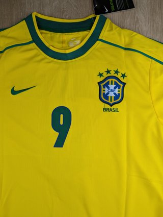 Camiseta Ronaldo Brasil 1998