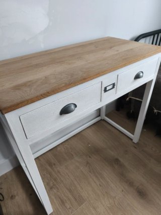 Escritorio madera mango y metal