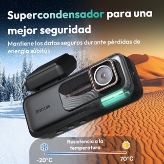 BOTSLAB 360 Dash CAM 4K Delantera y Trasera, Visió