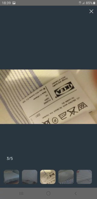 Cubre cama IKEA reversible.con relleno y cremaller