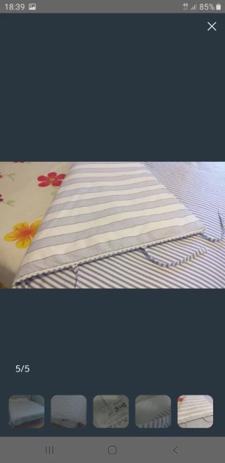 Cubre cama IKEA reversible.con relleno y cremaller