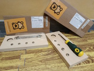 Juego Construcción Montessori Madera