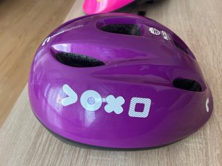 Casco Bici Morado Niña. Talla M (52-56cm)