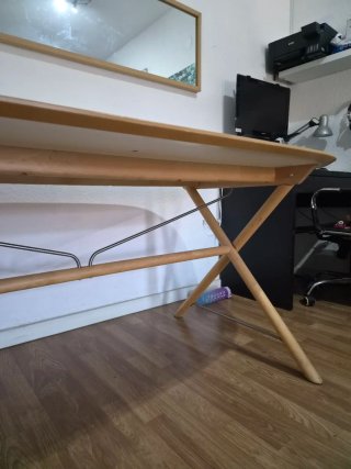 Mesa comedor ovalada Ikea Dalshult 185x90cm
