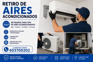 Servicio de desmontaje de aires acondicionados