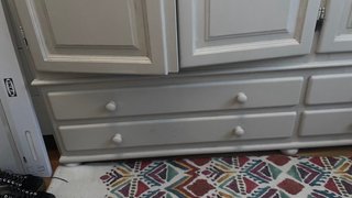 Armario madera haya pintado beige