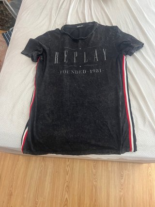 Camiseta Replay Negra Talla M