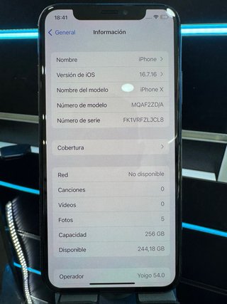 iPhone X 256GB Space Gray
