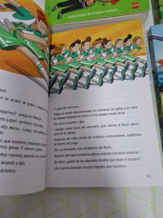 Lote 5 libros De "Los Futbolísimos"
