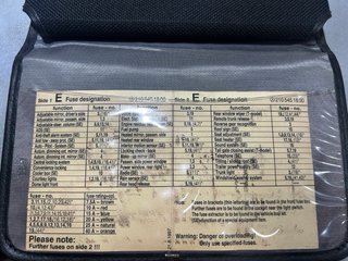 Libro Instrucciones Mercedes W210