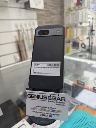 Google Pixel 8A 128GB Seminuevo Obsidian